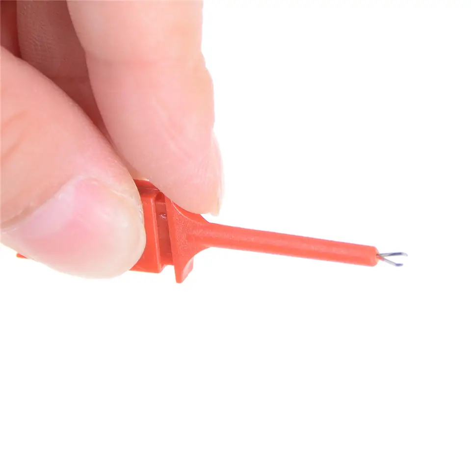 10Pcs Multimeter SMD IC SOIC Mini Test Clip Hook Grabbers Probe Jumper 5 Color 0 0 0 0 0 image 5
