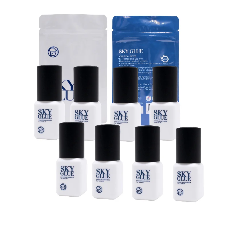 

3/5/10Bottles SKY Black Cap Glue For Eyelash Extensions S+ Type Korea 5ml Fast Drying Lashes Adhesive Makeup Tools Free Shipping