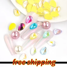 

50pcs nails accessories K9 glass Drop supplies for professionals design Rhinestones for clothes 3d DIY Everything manicure 네일