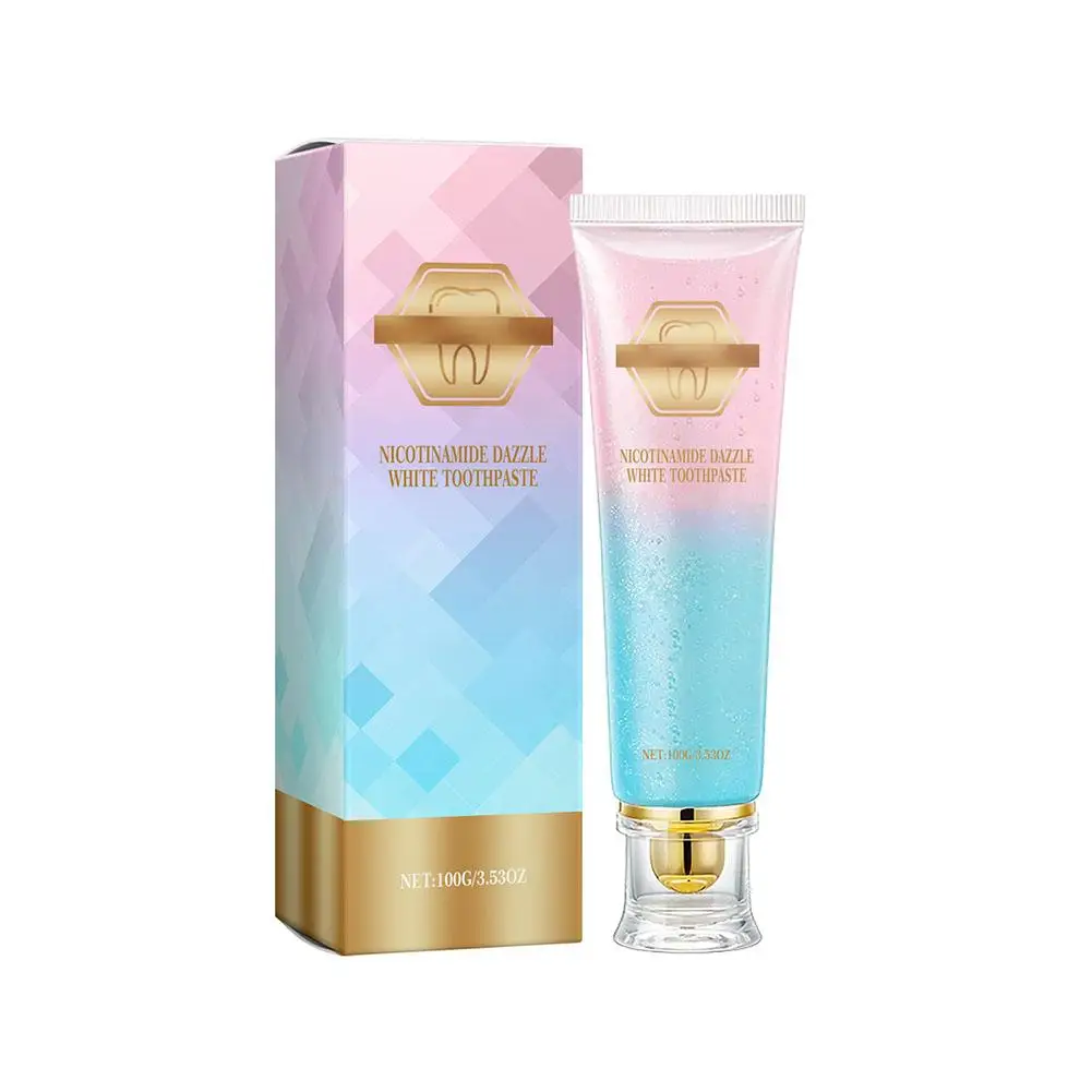 1Pc Nicotinamide Whitening Stain Removal Toothpaste Teeth Freshens Yellow Care Improves Toothpaste Breath Probiotic Fresh Z2L3