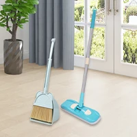 Children Housekeeping Cleaning Tools Mini Broom and Dustpan Mop Set Pretend Play for Preschool Kids Housekeeping Role Play Sets 2