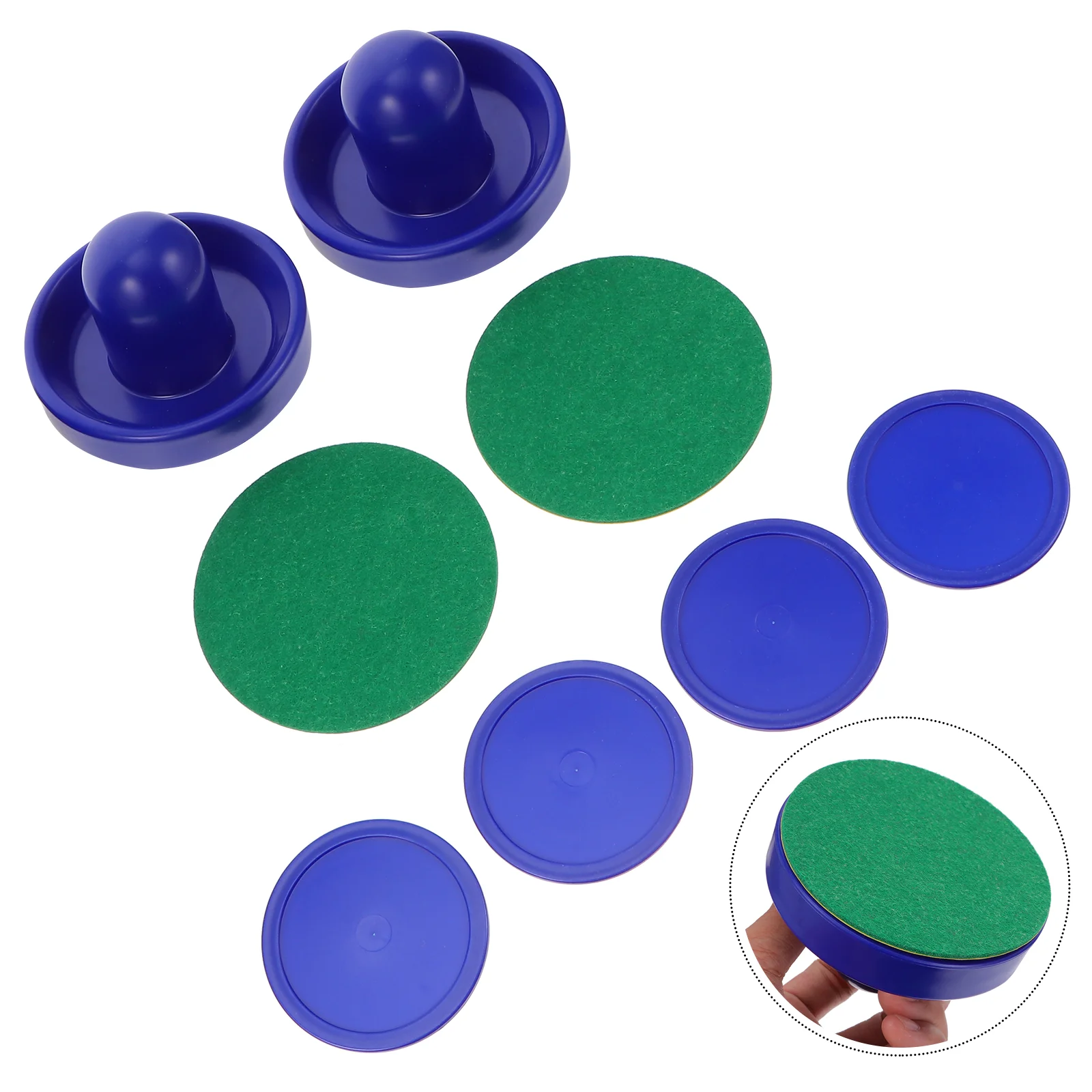 

1 Set Air Hockey Pucks Pushers Air Hockey Replacement Accessories for Game Table