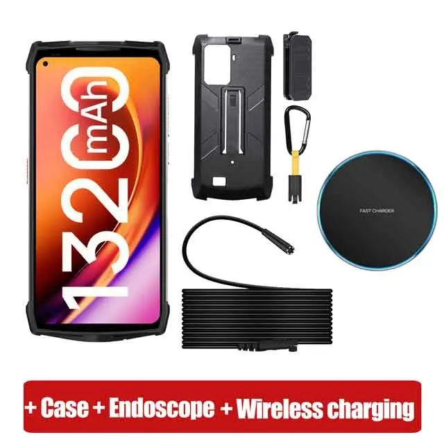 Global Version Ulefone Power Armor 13 13200mAh Waterproof Rugged Mobile Phone 8GB+256GB Android 11 Smartphone NFC OTG Cellphone ddr4 ram 8GB RAM