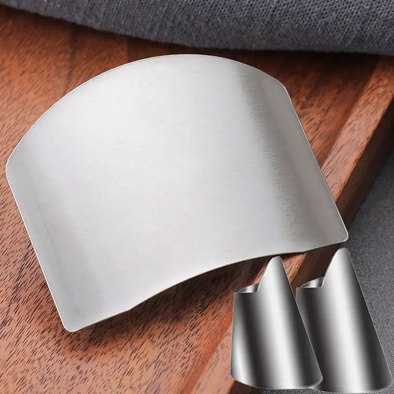 Kitchen Tool Accessories Stainless Steel Finger Guard Safety Vegetable Cutter Kitchen Cut Finger Protector Tool Hand Guard