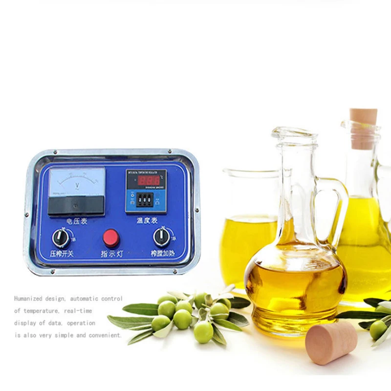 Oil Maker   Electricity Complete Set Fruit Oil Integrated Sesame 220v Commercial  Machine Cold Screw Oil Press 3