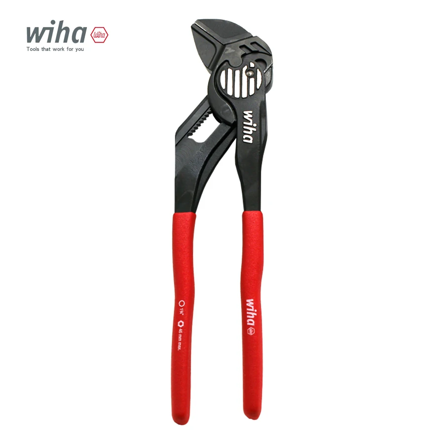 

WIHA Water Pump Pliers with 10 Inches Ratcheting Push Button Black Forest Classical Adjusting Pipe Plier 40923