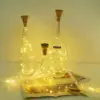 5Pcs Solar Power 10 20LEDs Wine Bottle String Light Copper Wire Fairy Lights Cork Shape Christmas Lamp For Party Garden Decor 6