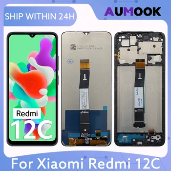 Schermo LCD Per Xiaomi Redmi 12C Display LCD Touch Screen Digitizer Assembly 22120RN86G 22120RN86I 22126RN91Y 2212ARNC4L Parti