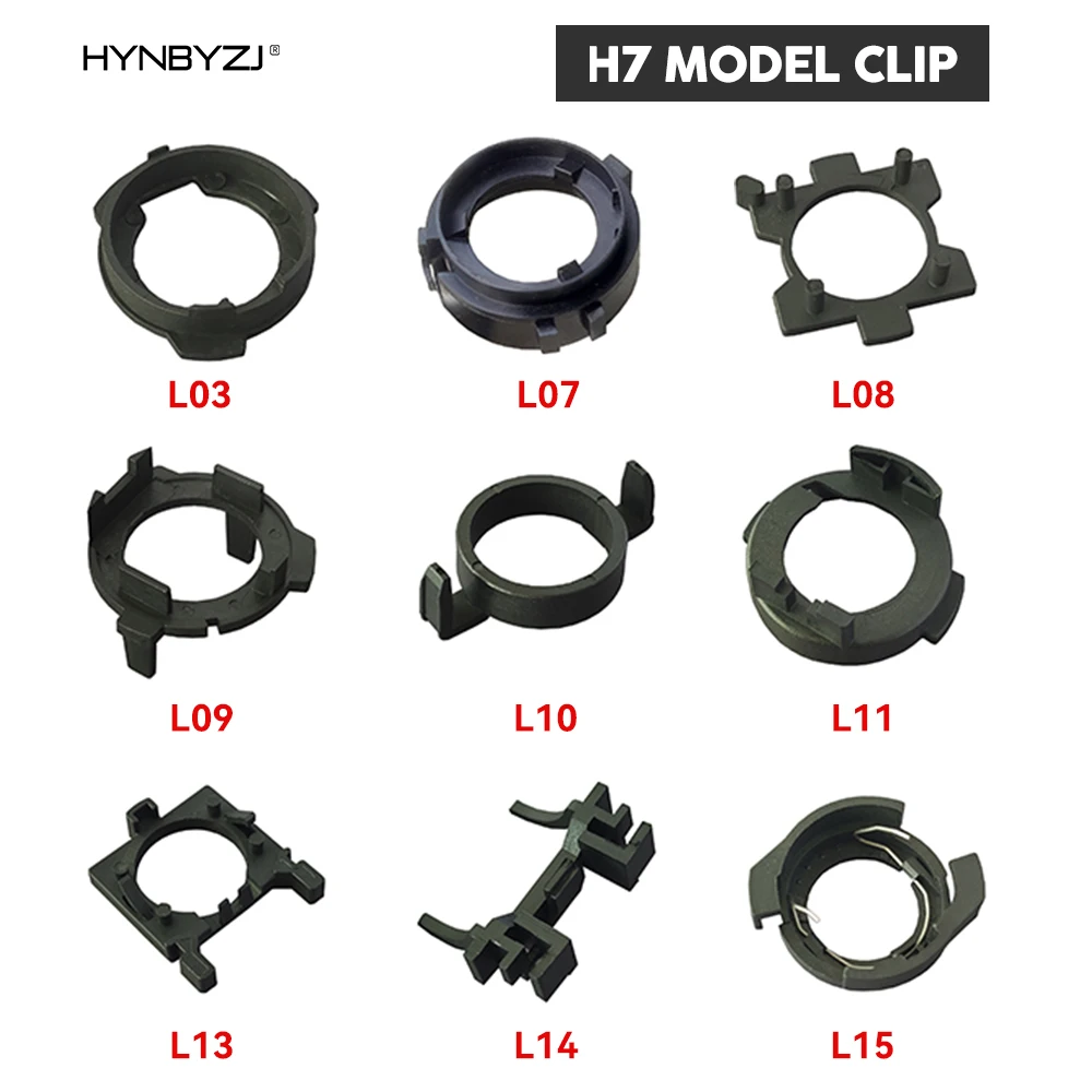 

HYNBYZJ H7 H1 LED Headlight Adapter 2Pcs H7 Bulb Holder Car Socket Base