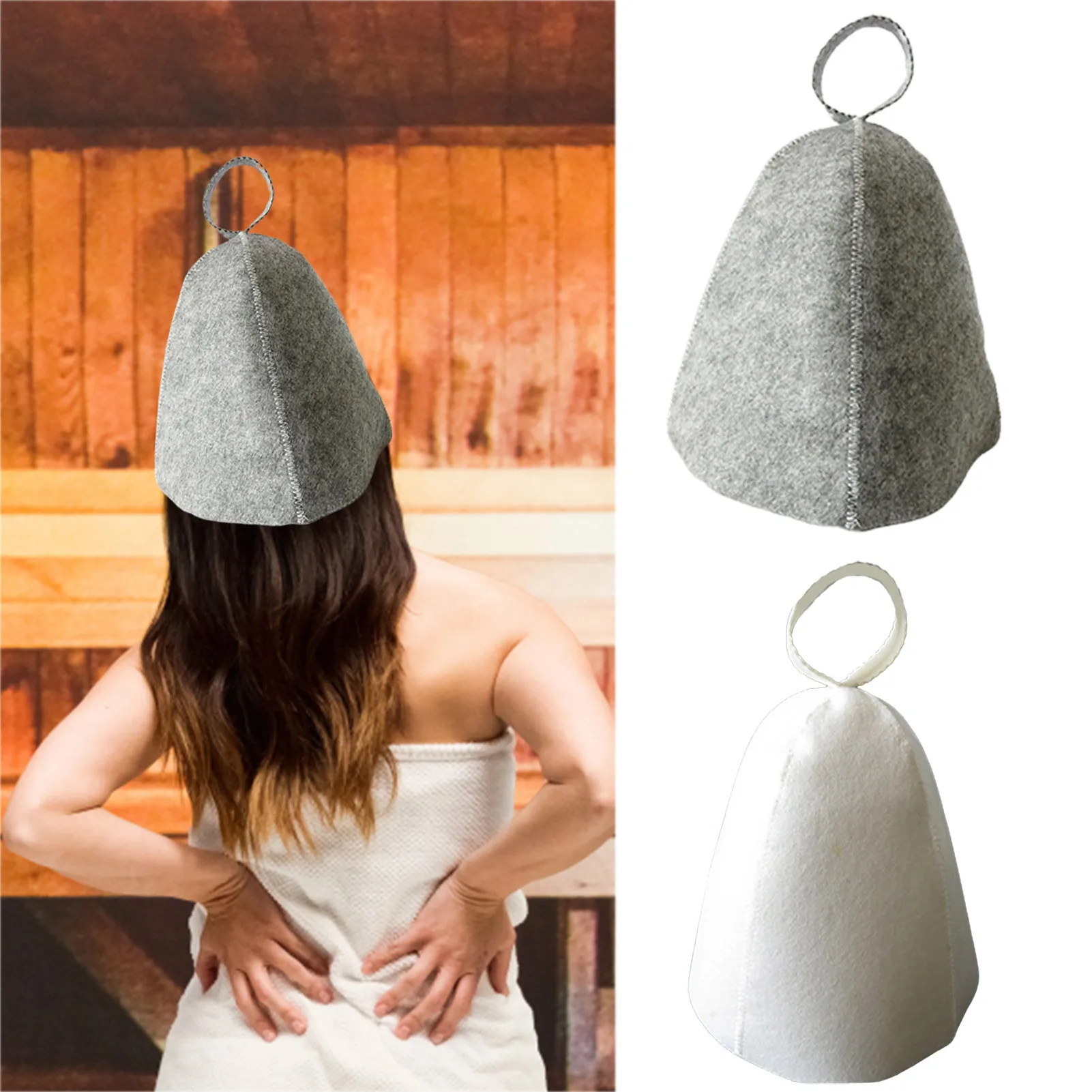 Wool Felt Sauna Hat for Comfort and Style