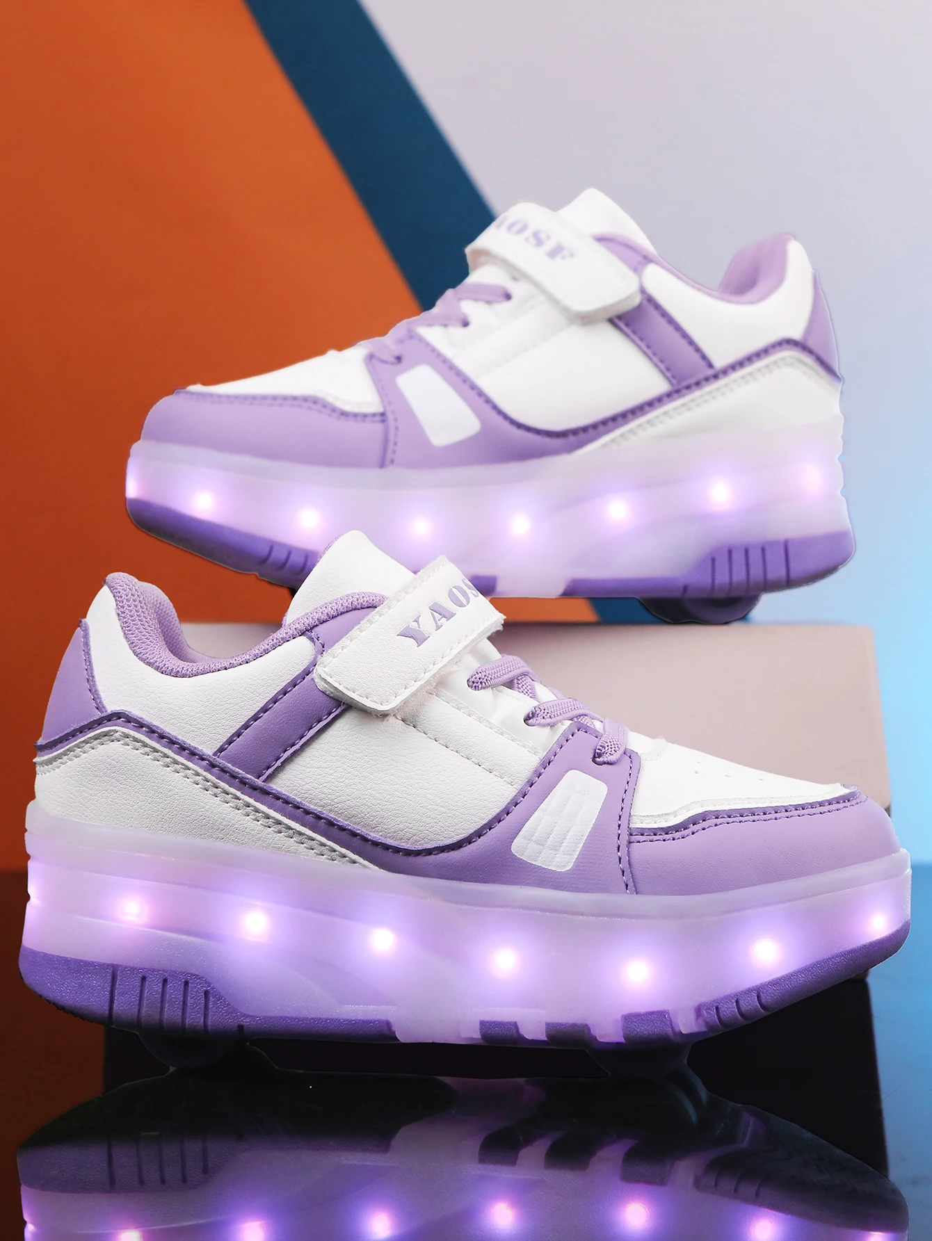 Popular and fashionable children's upgraded version of walking shoes, automatic bouncing wheel sports shoes