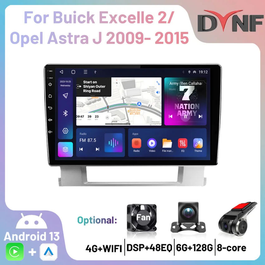 Opel Astra J Radio 4G 64G Wireless Carplay Android Autoradio Für Opel Astra J Buick Excelle XT GT 2006-2016 9,7 Zoll Autoradio Mit Android Auto GPS Navi WiFi Mirror Link Bluetooth FM/RDS/32