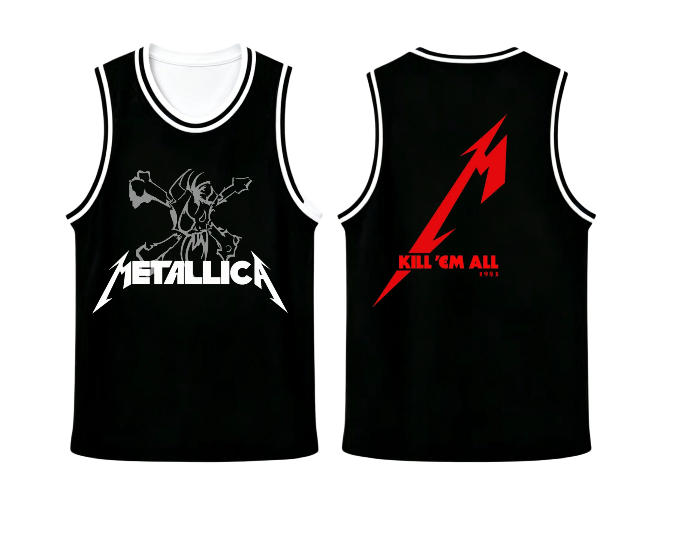 2026 Metallica M72 Rockband 3D Tank Top Family Herren- und Damen-Kurzarm-Fan-Geschenke, atmungsaktives, lockeres Hemd-Oberteil