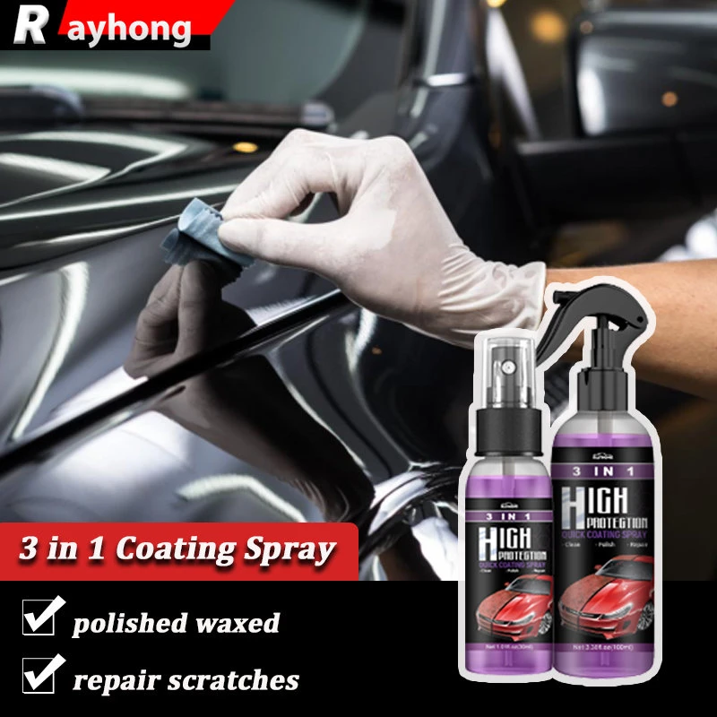 3 In 1 30ml/100ml Car Ceramic Coating Spray Auto Nano Ceramic Coating