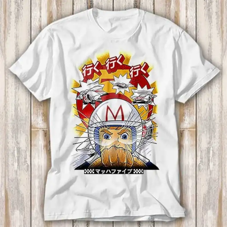 Go Speed Racer Japanese Poster Special Edition T Shirt Best Seller Funny Movie Music Meme Top 4199 Maniche Lunghe O Corte