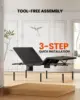 AMADA HOMEFURNISHING Adjustable Bed Frame with Massage Queen Bed Base with 4 USB Ports Under-Bed Night Light Head Foot Incline 3