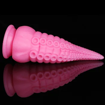 Adult Product Realistic Octopus Tentacle Dildo Huge Anal Toy Soft Silicone Monster Sex Toy for Women Lesbian with Suction Cup 5