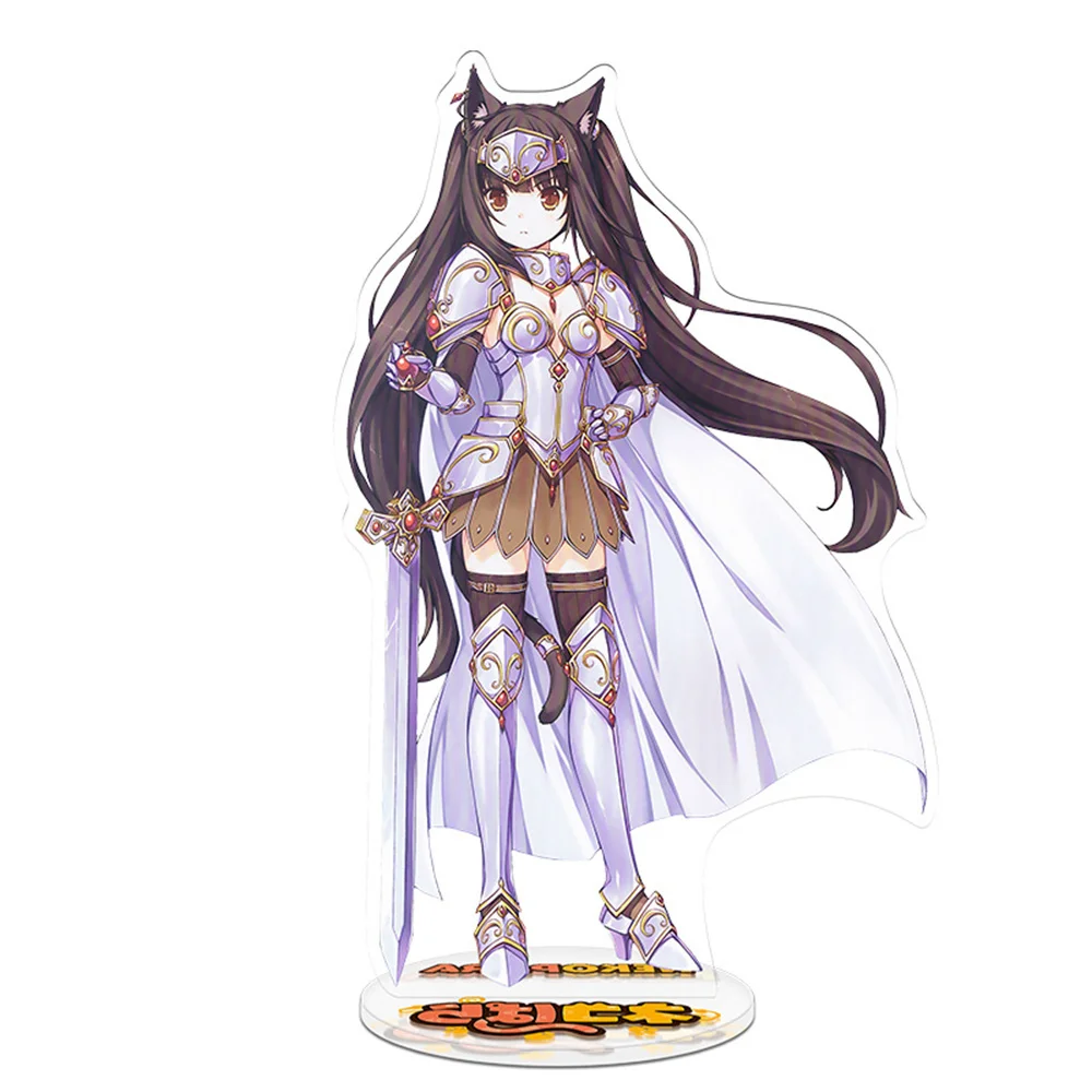 Anime Nekopara Chocolat Vanilla Twin Sisters Stand Model Plate Keychain  Desk Decor Cat Girls Acrylic Figures Standing Sign Gift - AliExpress, image size:1000x1000