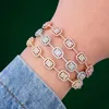Missvikki Summer Trendy Statement Bangles For Women Wedding Luxury Stackable Full Cubic Zircon Crystal CZ Dubai Bracelets 1