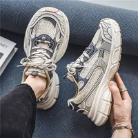 Fashion Men's Shoes Mesh Breathable Casual Shoes Designer Platform Sneakers Comfort Running Shoes Men Trainer Tenis Masculino 1