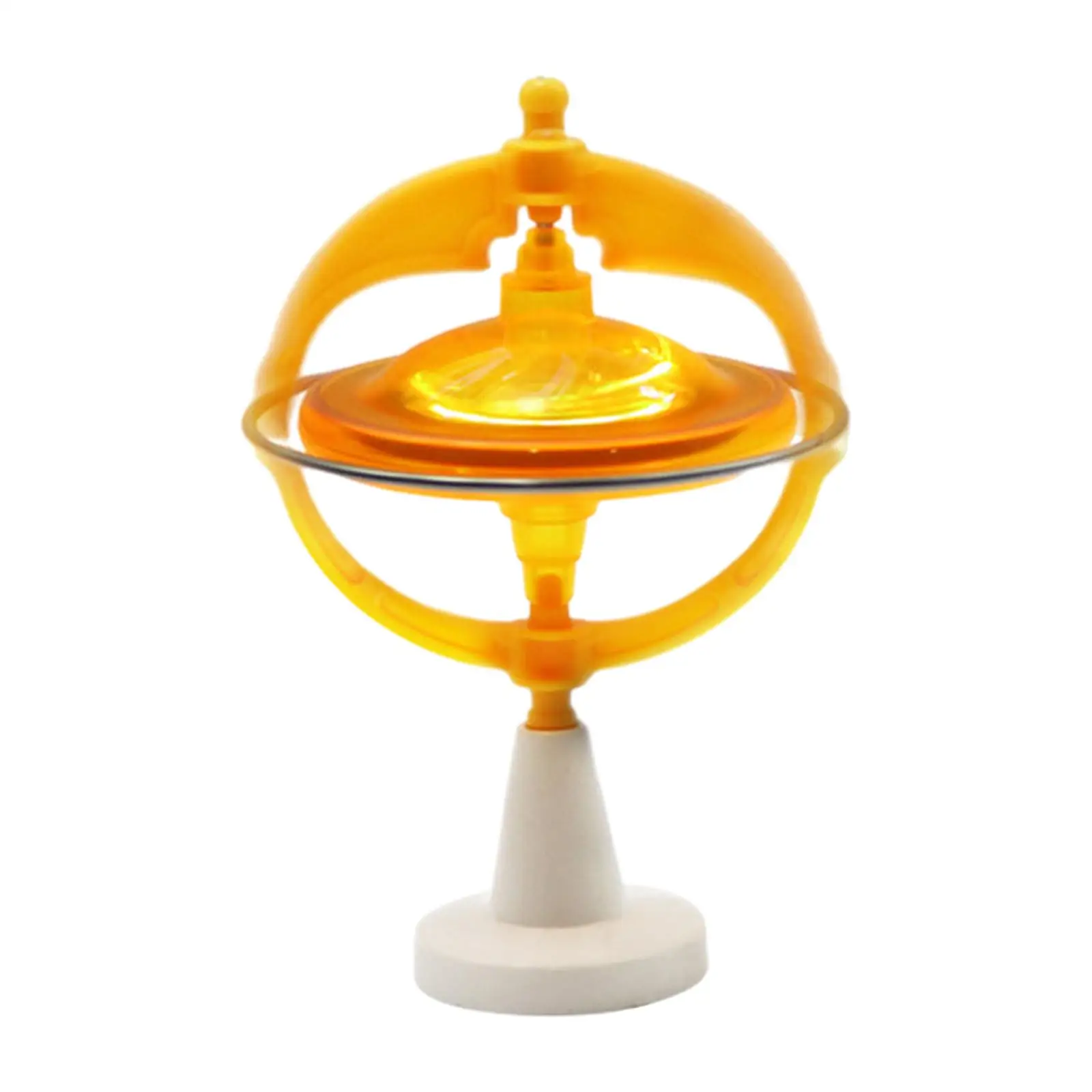 Flashing Gyroscope with Pull String Colorful Decompression Educational Gift Gyro Toy for Children Toddlers Girls Boys Teens Kids