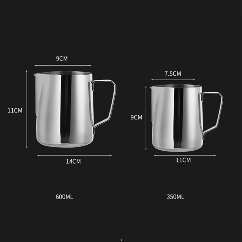 NEW At Home Barista Kit - Frother Dusting Stencils 12oz Frothing Pitcher &  Stand