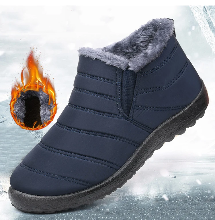 Boots Men Snow Outdoor Mens Shoes Army Men's Winter Boots Hiking Ankle Boots Waterproof Men Shoes Work Shoes Footwear