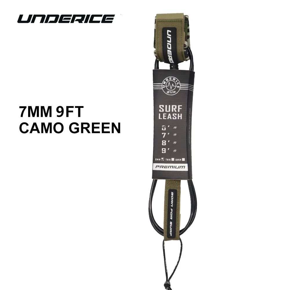 Premium Surfboard Leash: Durable TPU, Stainless Swivels,