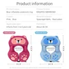 Swimbobo Kids Swim Floats Baby Newborn Underarm Child Non Inflatable Float Blue Panda Non-inflatable Children's Swimming Ring 5