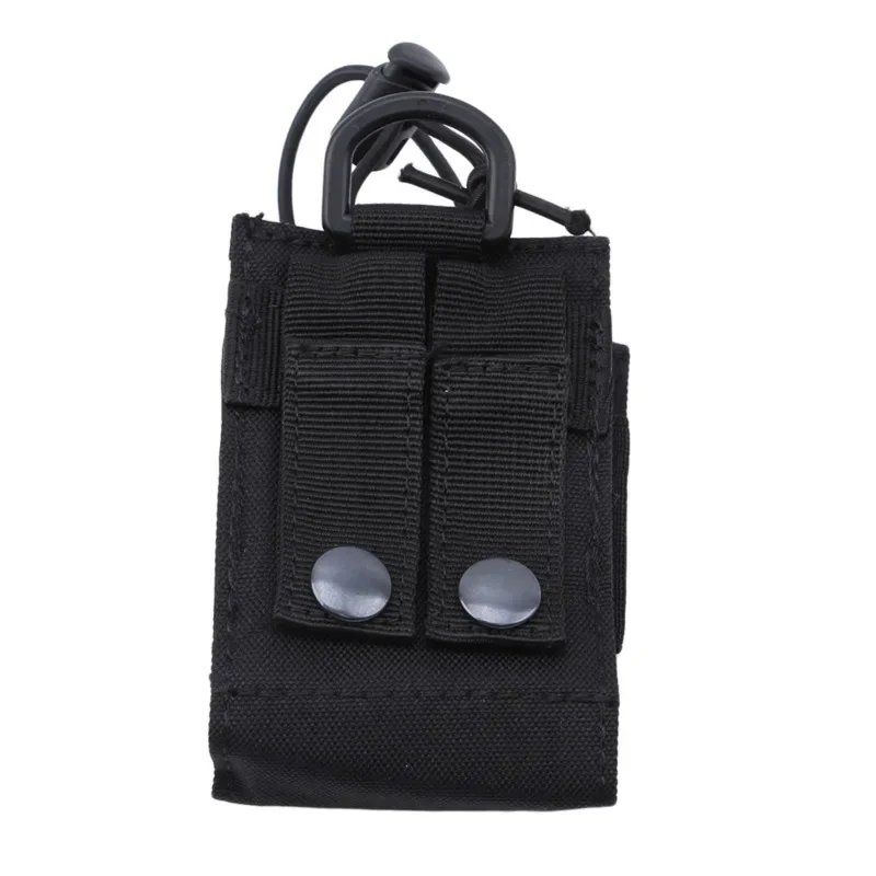 Walkie Talkie Bag Tactical Radio Pouch Hunting Walkie Talkie Holder Interphone Hanging Bag Molle Nylon Magazine Pouch