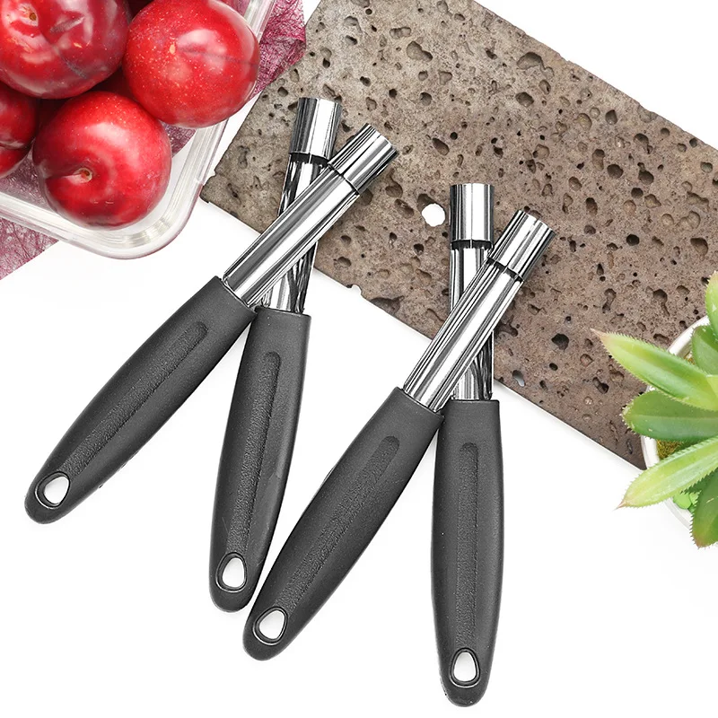 1pc Stainless Steel Apple Corer Fruit Seed Core Remover Easy Core Cutter Pear Fruit Vegetable Slicer Knife Kitchen Safety Gadget