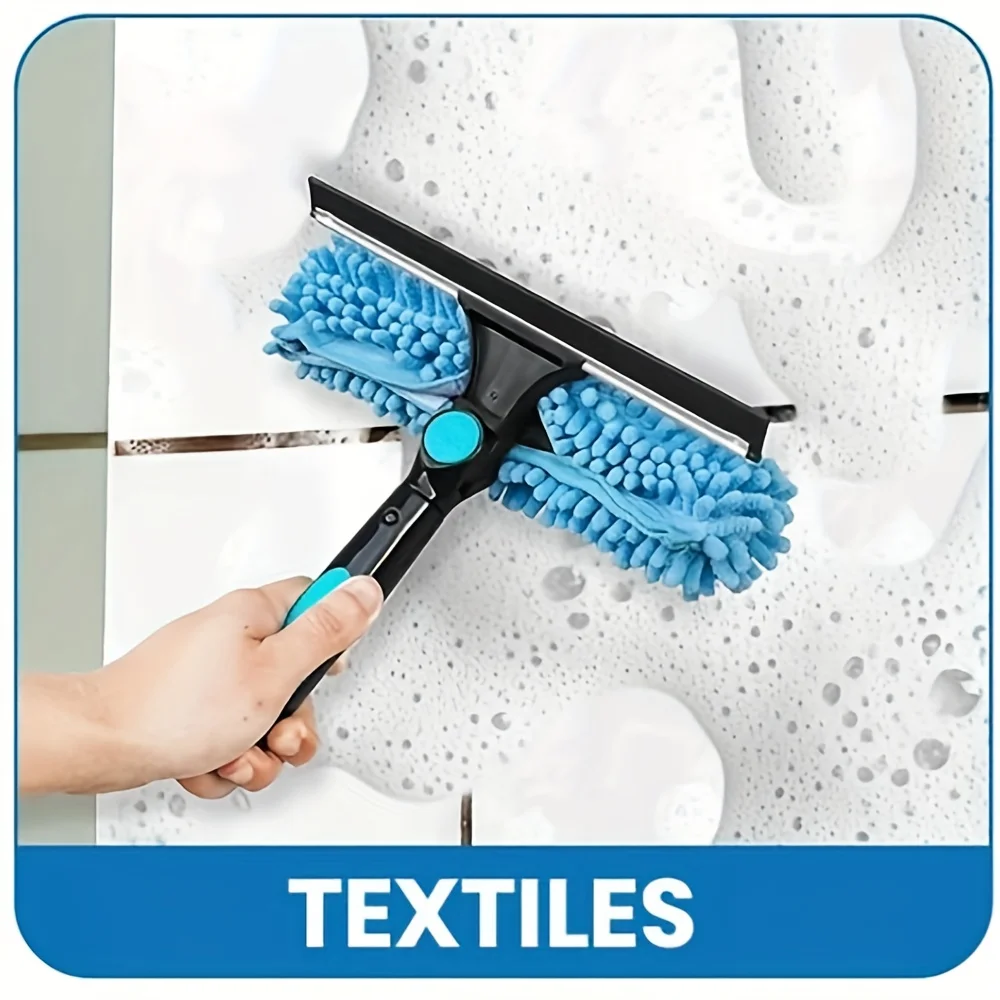 4pcs Car & Home Cleaning Kit: 2-in-1 Dual-Sided Brush+3 Absorbent Towels,Scratch,Safe for Glass,Tiles,Auto Surfaces,Car Wash Kit