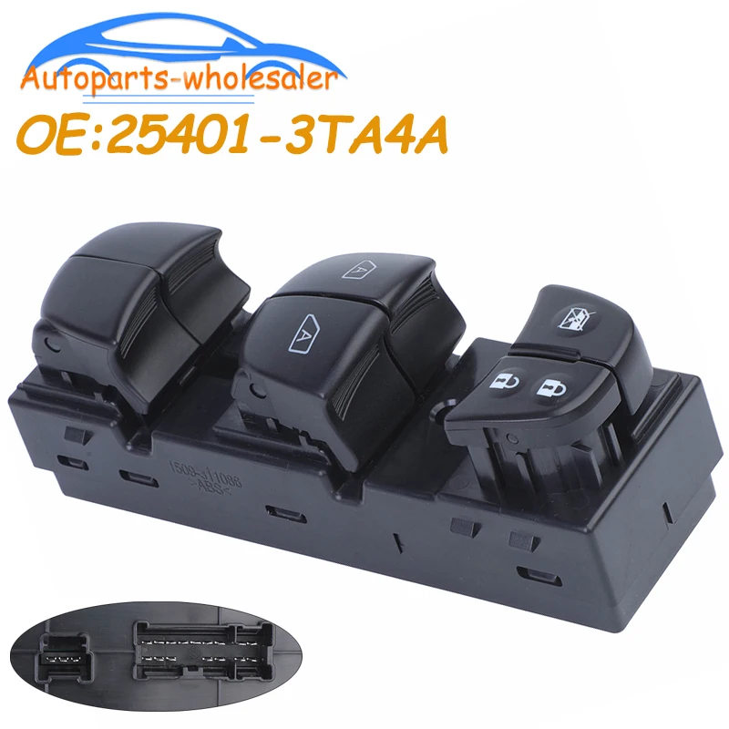 Nissan Altima Power Window Switch 25401-3TA4A 2013-2018