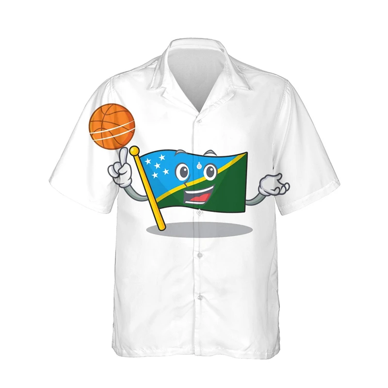 thumbnail image 1 of Camisa de diseño para hombre con estampado 3D de baloncesto, camisa de gran tamaño para verano 2024, para viajes, playa, Hawái, hawaiana, estilo Harajuku, con flores, 1 of 5