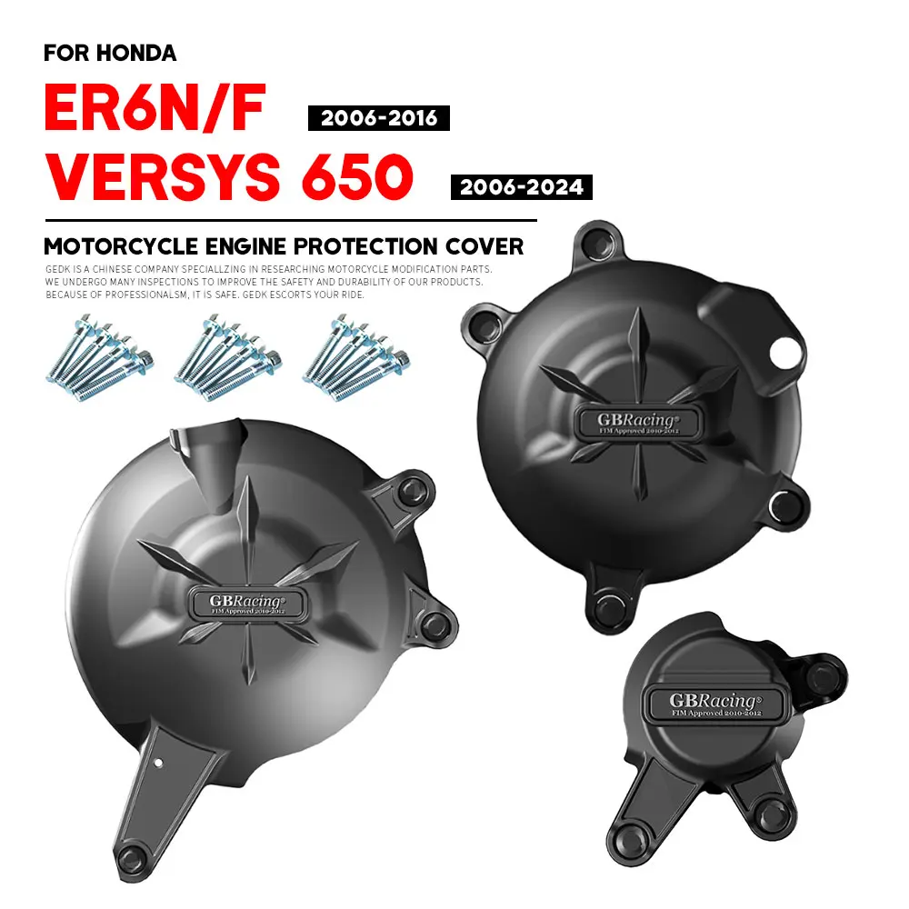 GB Racing Engine Cover ER6N ER6F VERSYS650 2006~ For KAWASAKI Motorcycle Alternator Clutch Protection Cover Accessories