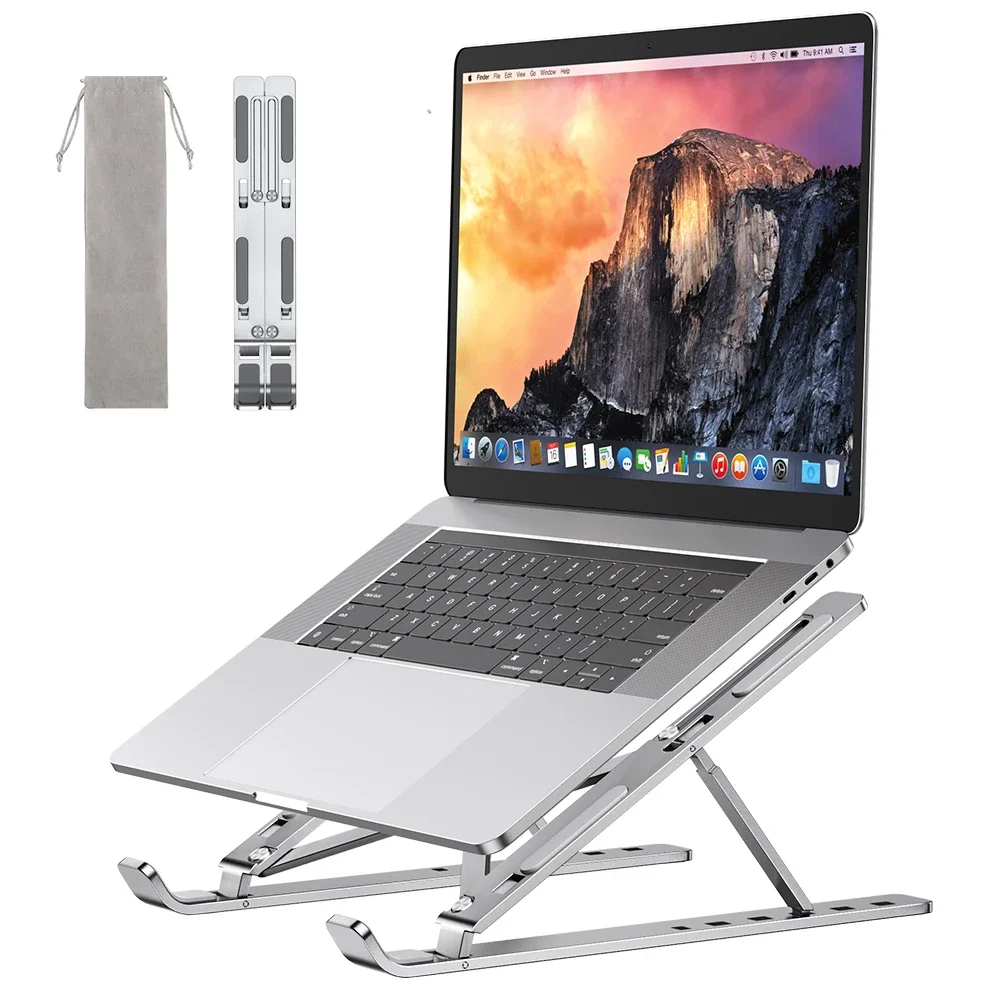 

Portable Laptop Stand Aluminium Foldable Notebook Support Laptop Base Macbook Pro Holder Adjustable Bracket Computer Accessories