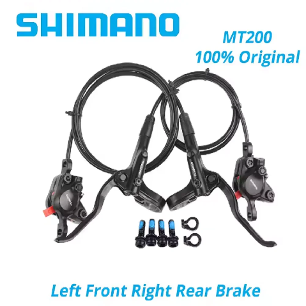Original Shimano MT200 MT201 M315 MTB Mountain Bike Hydraulic Disc Brake 2 Piston 3 Finger Steel Lever BL-MT200 mountain bicycle disc brake