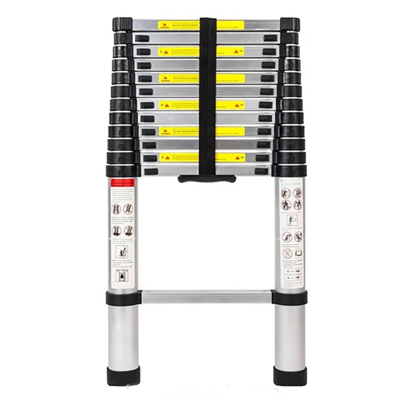 1.4meters Thickened Multifunctional Telescopic Ladder Portable Home Aluminum Alloy Engineering Outdoor Lifting Folding Ladder