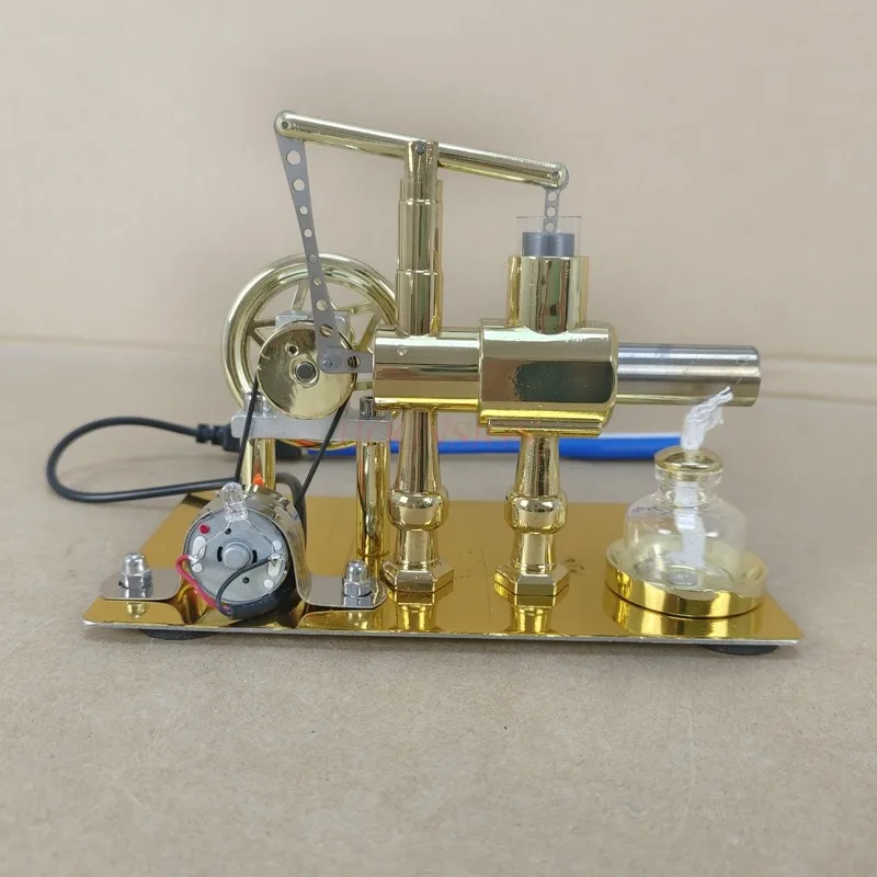 Physics teaching Stirling engine generator steam engine physics experiment science science production invention toy model small