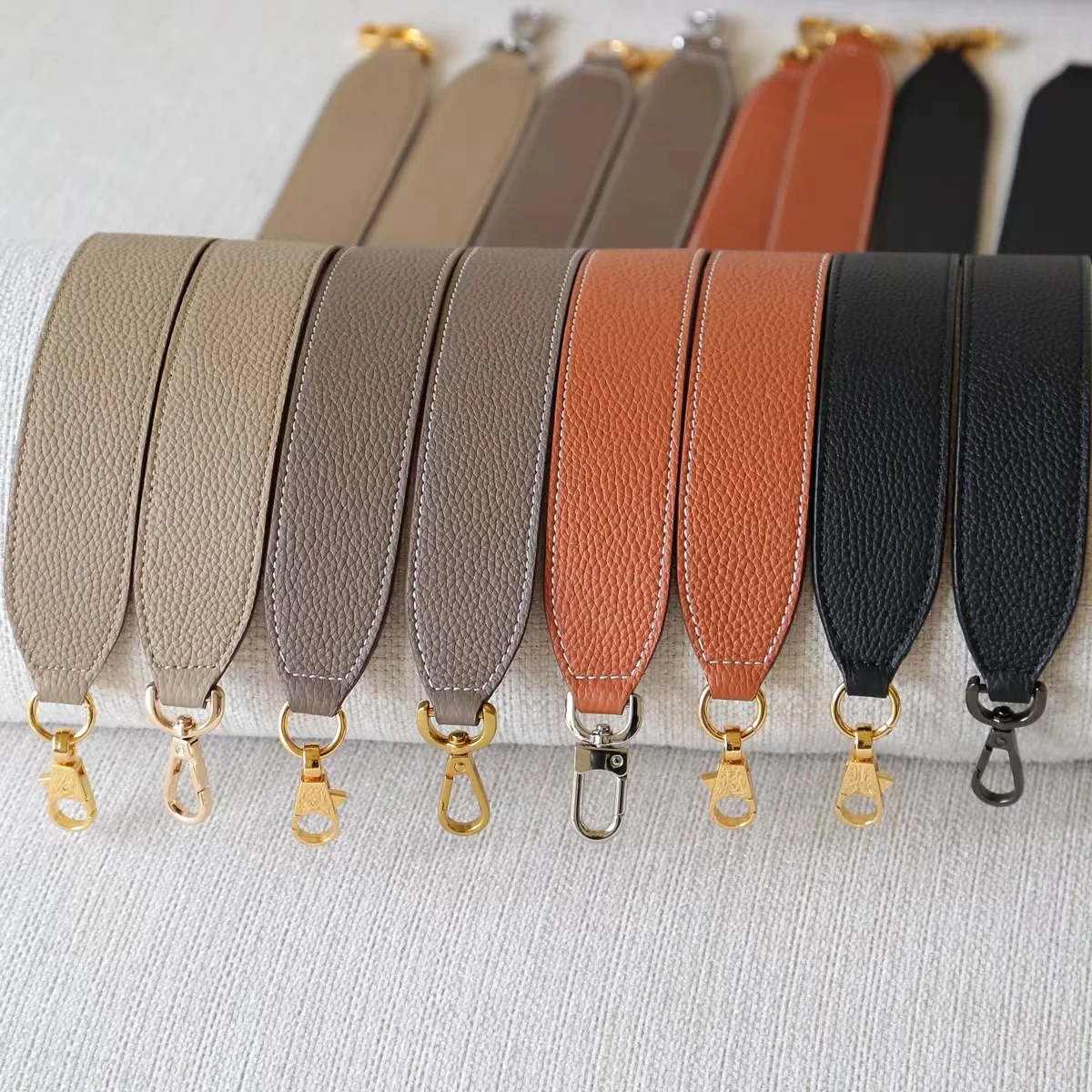 

belt strap bag 4cm cowhide shoulder strap widened
