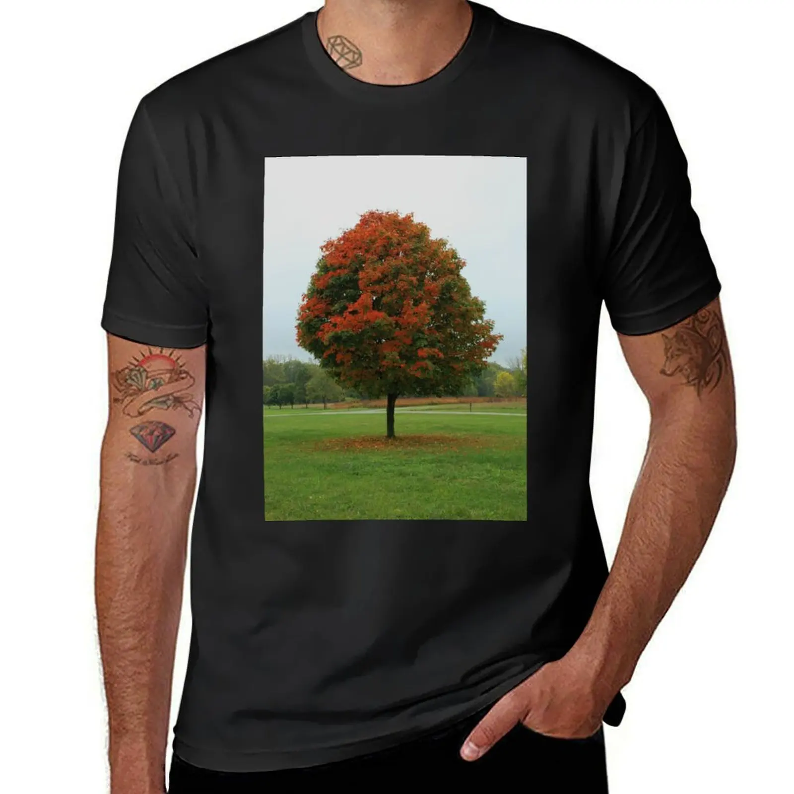 

the arrival of fall T-Shirt summer clothes customizeds shirts graphic tees men clothings
