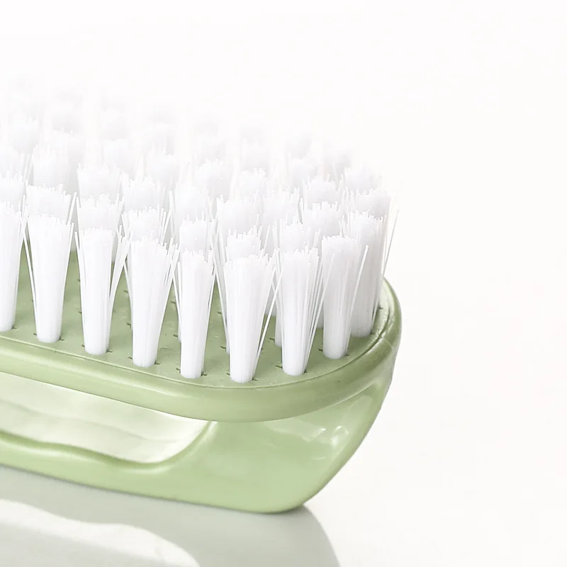 1PC Stiff Bristle Shoe Wash Plastic Brush Multi-functional Household Hand-held Cleaning Brush Laundry Bathroom