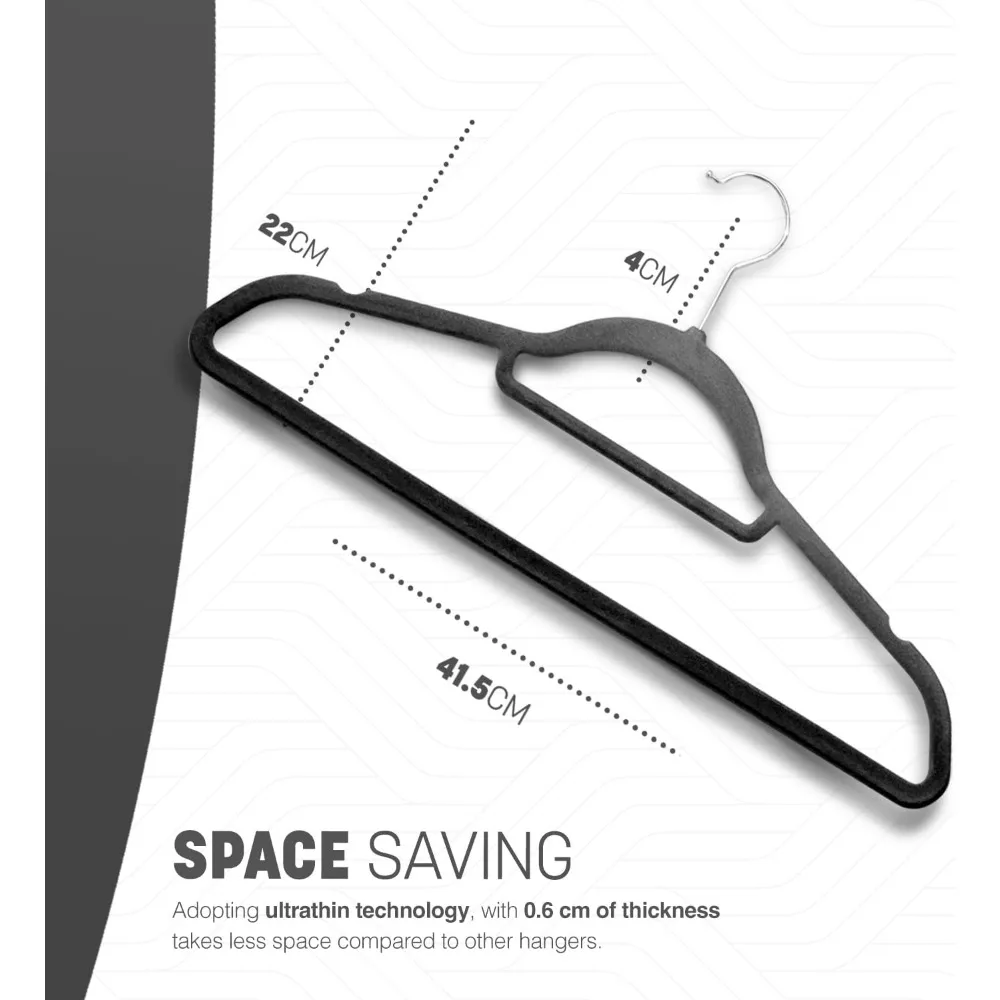 Clothes Hanger Storage Hanger Coat Organizer Velvet Hangers 20 Pack
