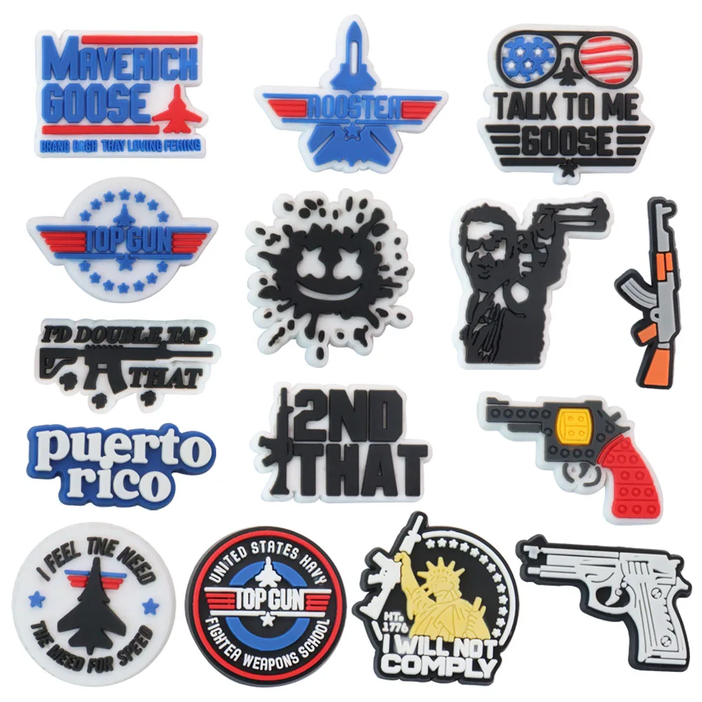 1PCS PVC Fridge Sticker Kinds Of Gun Refrigerator
