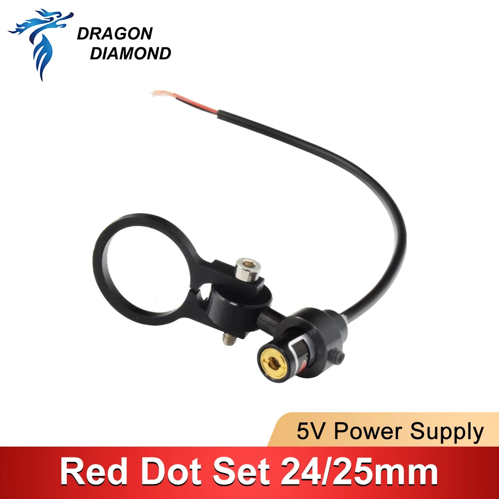 Diode Module Red Dot Set Positioning DC 5V for DIY Co2 Laser Engraving Cutting Head laser module laser machine spare parts