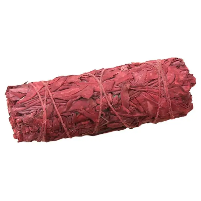 Incenso Dragon Blood Sage Bundles Smudge Sticks Burning Aromaterapia Pura Purificazione Delle Foglie Per La Guarigione Meditazione Antistress