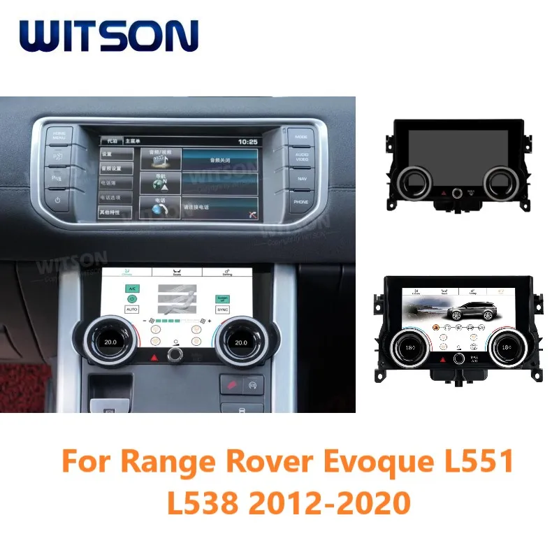 Сенсорная панель WITSON для автомобилей, сенсорный экран 7 дюймов для Range Rover Evoque L551 L538 2012- AC, контроль климата