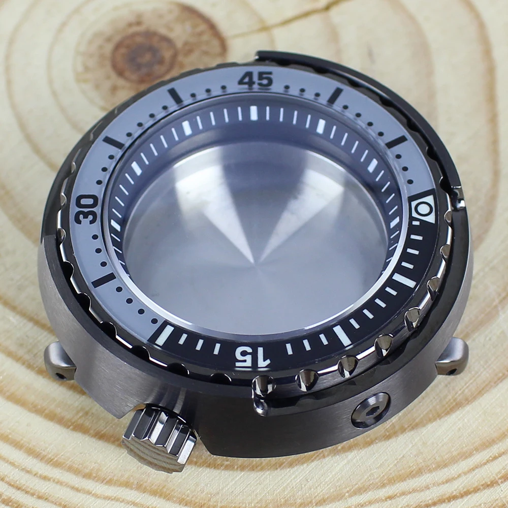 47mm Mod Tuna Canned SKX Uhrengehäuse C3 Leuchtend für Seiko NH34 NH35 NH36 Uhrwerk 20ATM Wasserdichtes Zubehör Edelstahl – Detail 17