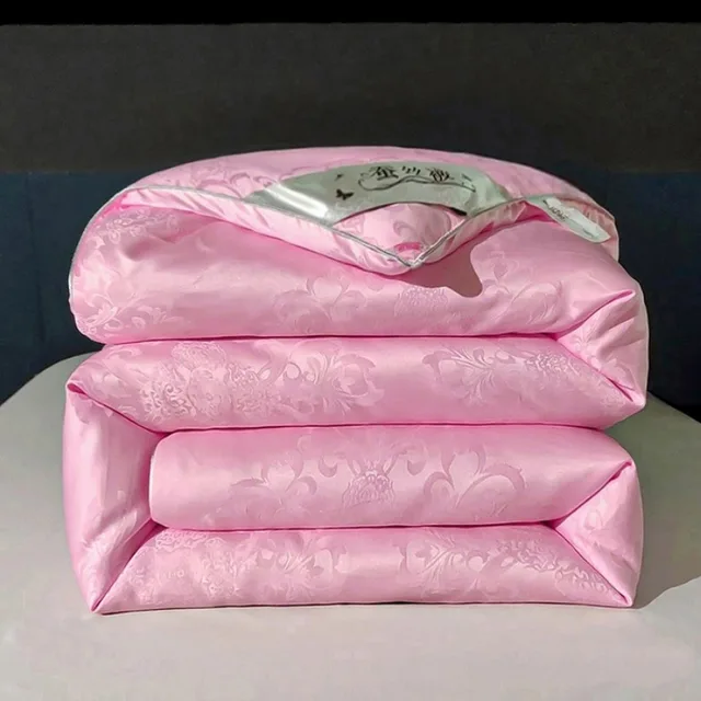 2025 New Solid Color Silk Fiber Quilt 5