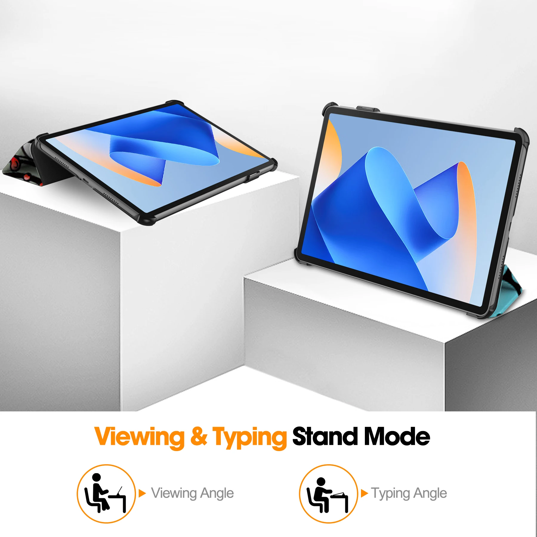 Premium Magnetic Folding PU Leather Tablet Case – High Quality Protective Shell for Huawei Matepad Series
